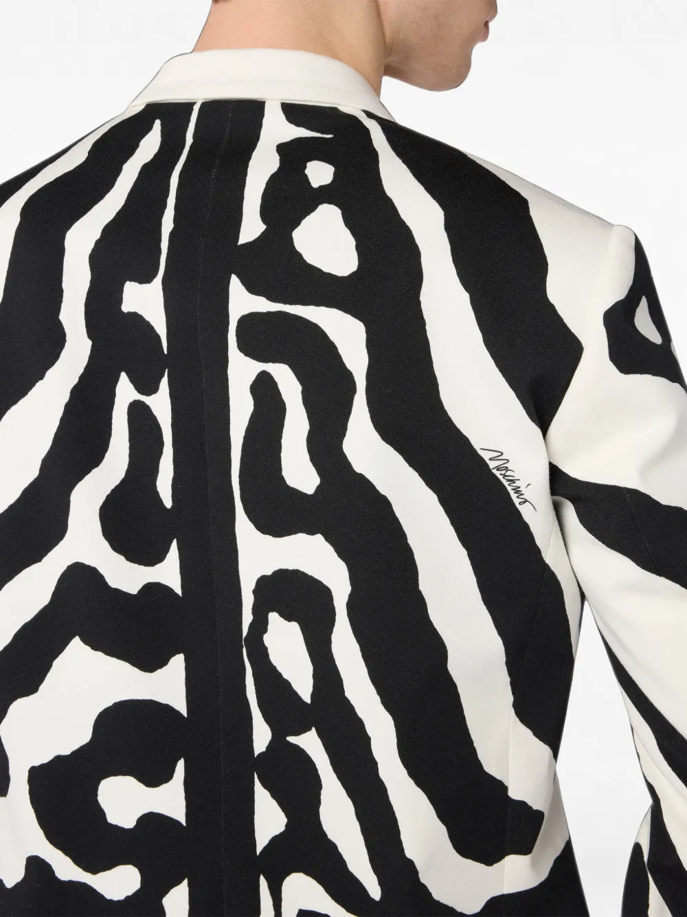 Moschino Zwaargewicht katoenen jack met print Wit