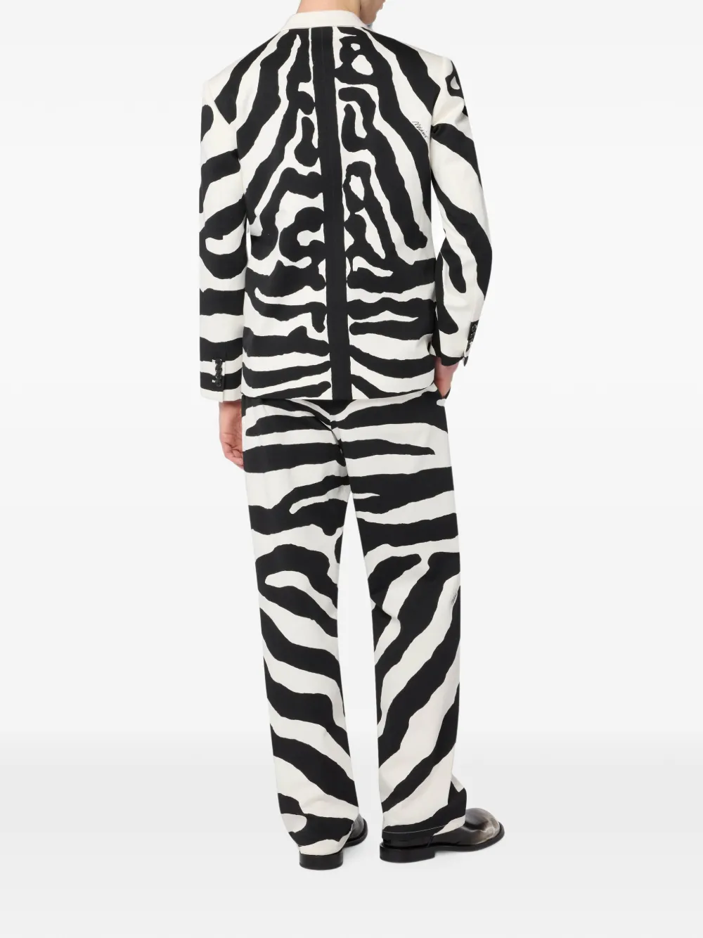 Moschino Zwaargewicht katoenen jack met print Wit