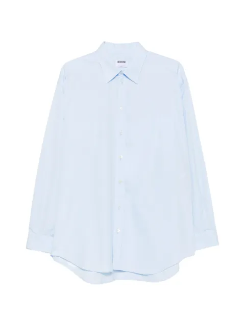 Moschino graphic-print patch-pocket shirt