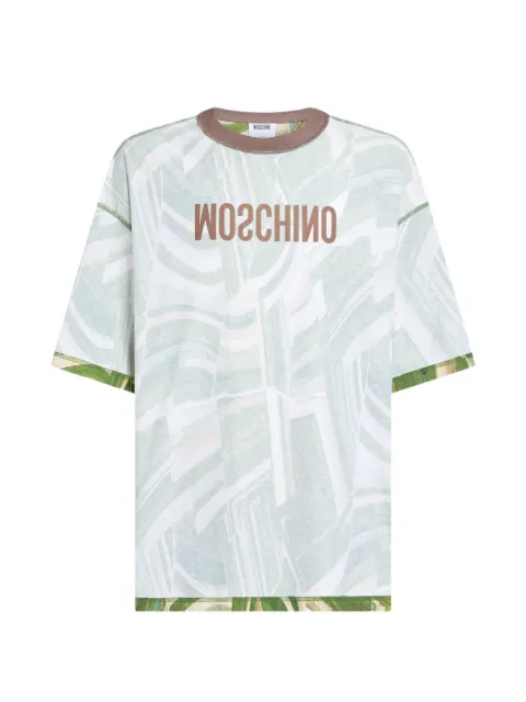 Moschino printed cotton jersey T-shirt