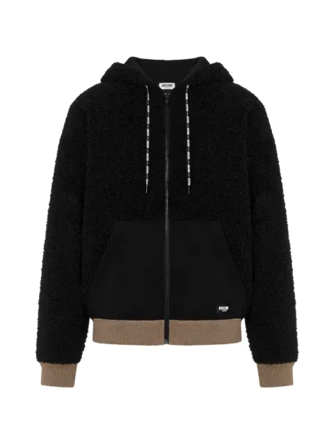 Moschino fleece zip-up hoodie
