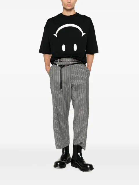 Moschino x Smiley logo-print T-shirt