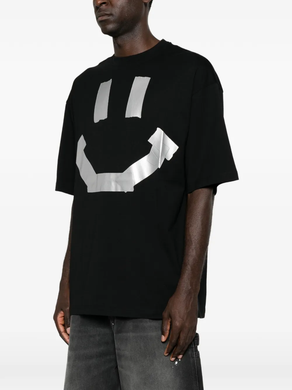 Moschino T-shirt met print Zwart