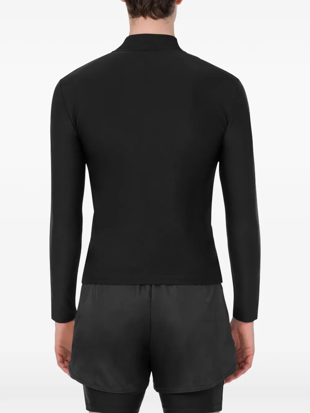 Moschino Sweater met logoband Zwart
