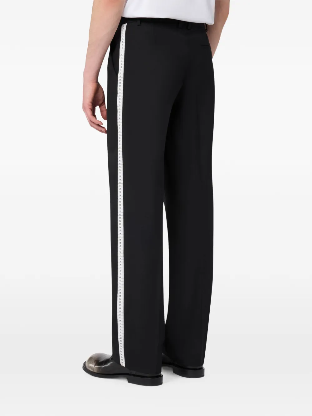 Moschino Broek met afwerking Zwart