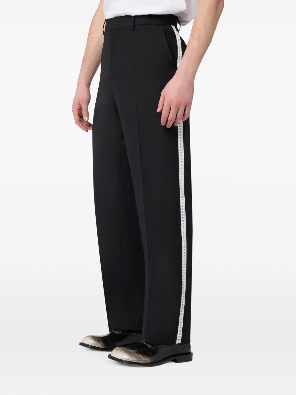 Moschino Broek met afwerking Zwart