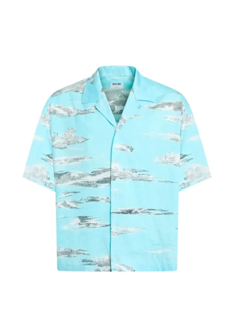 Moschino Archive Clouds cotton-poplin shirt