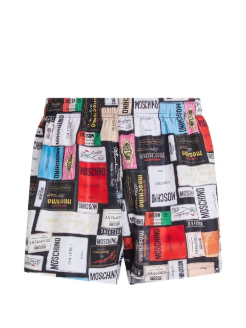 Moschino printed nylon swim briefs