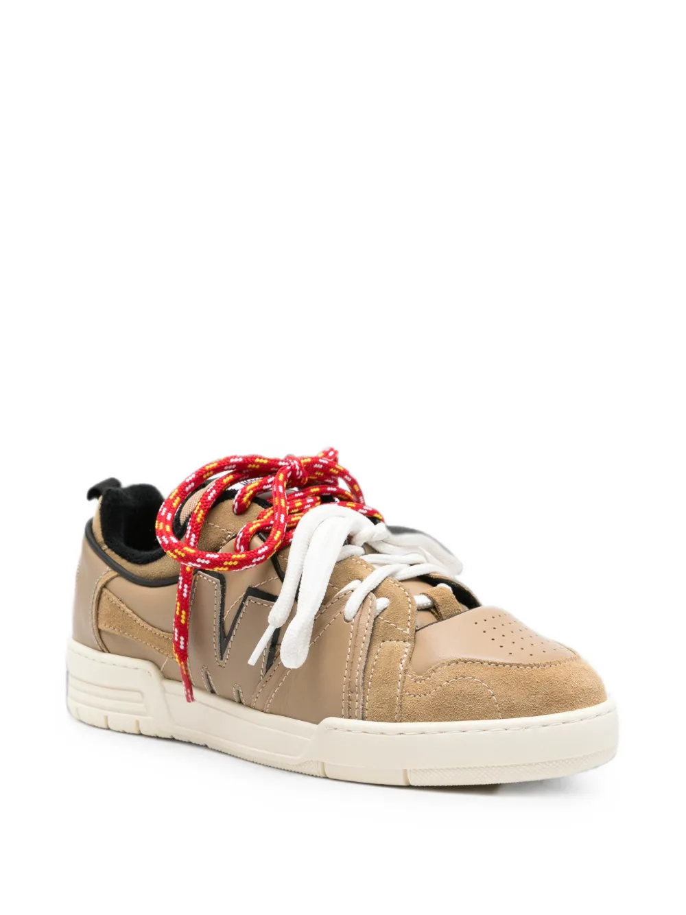Moschino Kevin panelled sneakers Beige