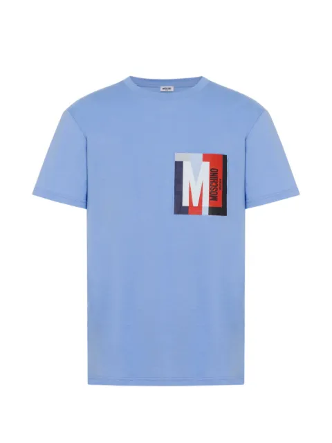 Moschino logo-patch T-shirt