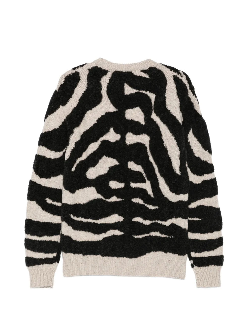 Moschino Trui met tijger-patroon Beige