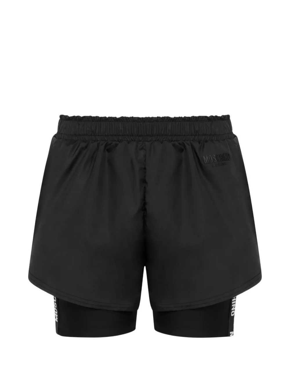 Moschino Gelaagde shorts Zwart