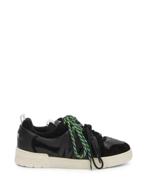 Moschino tenis con agujetas y paneles