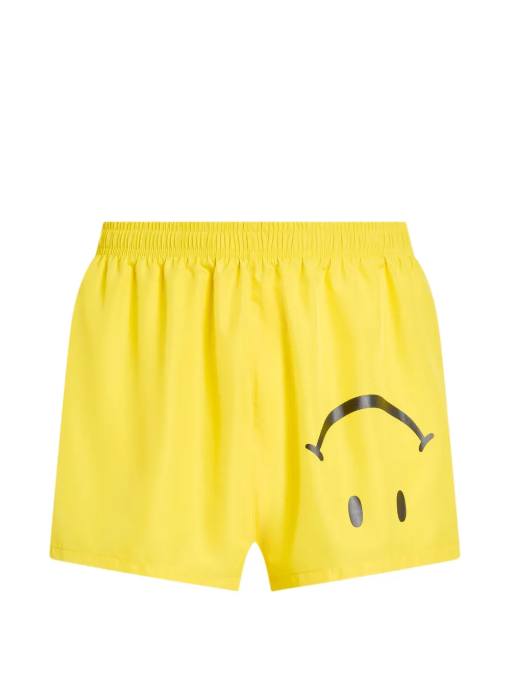 Moschino x Smiley® nylon swim boxer shorts - Giallo