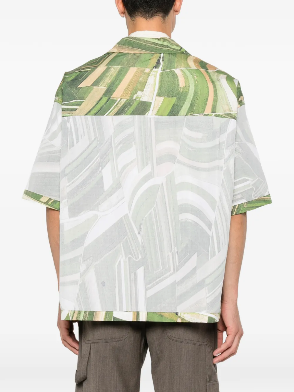 Moschino Overhemd met grafische print Groen