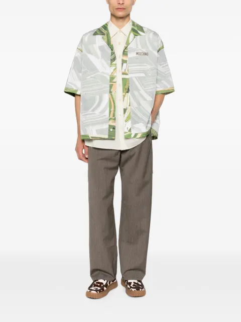 Moschino graphic-print short-sleeve shirt