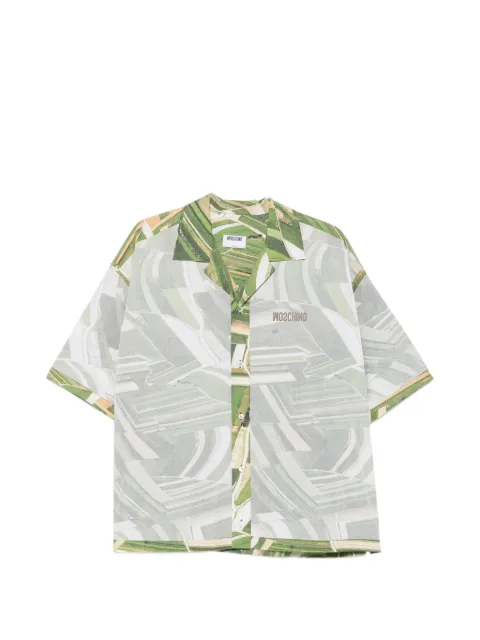 Moschino graphic-print short-sleeve shirt