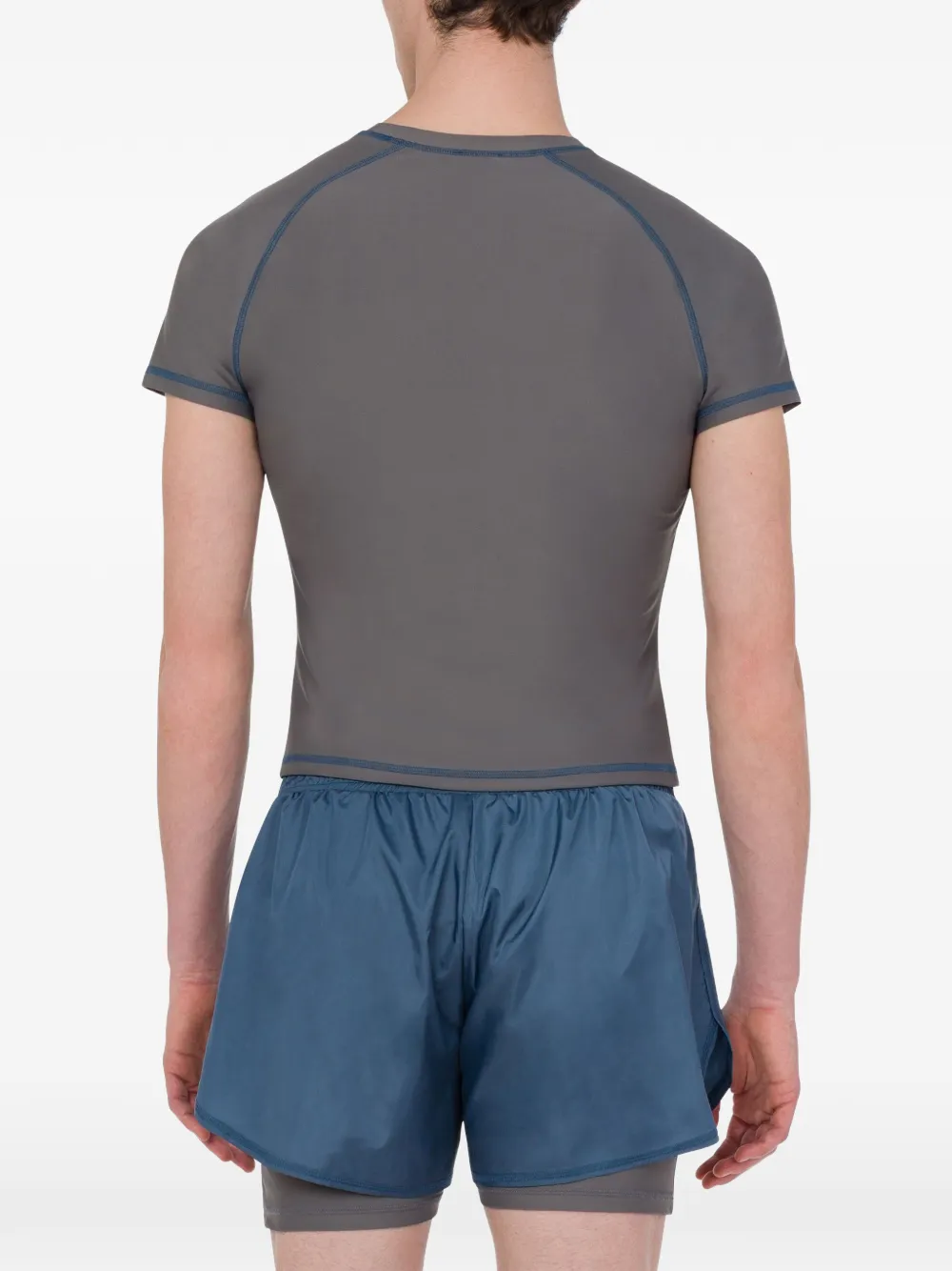 Moschino T-shirt met logoprint Grijs