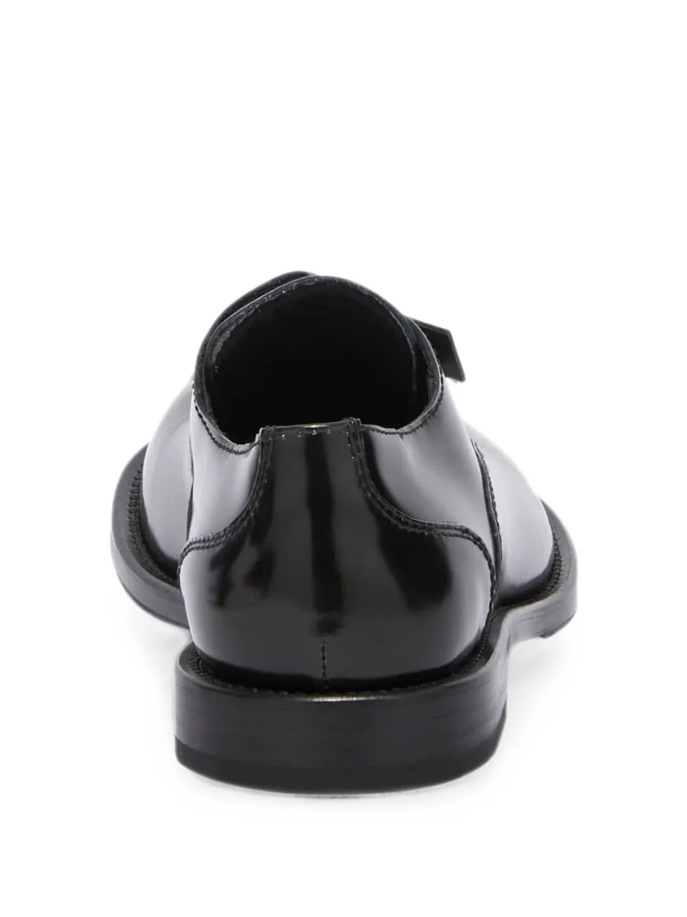 Moschino faded-effect derby shoes Zwart