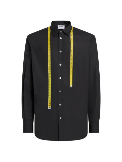 Moschino printed cotton-poplin shirt