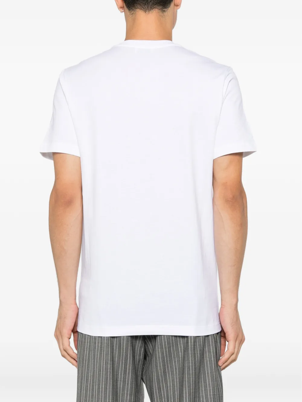 Moschino T-shirt met logoprint Wit