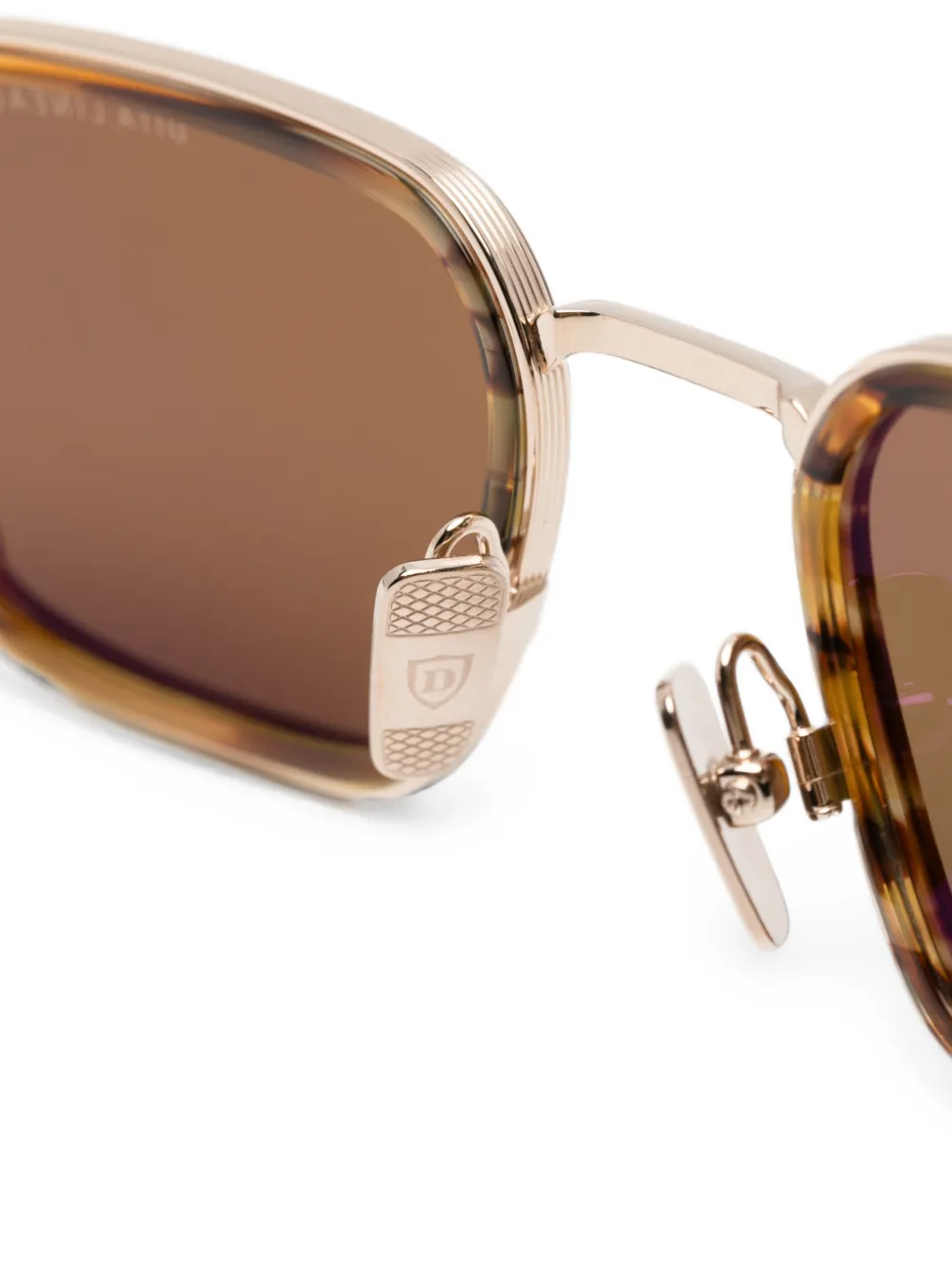 Dita Eyewear Lineage 70X zonnebril met rechthoekig montuur Bruin