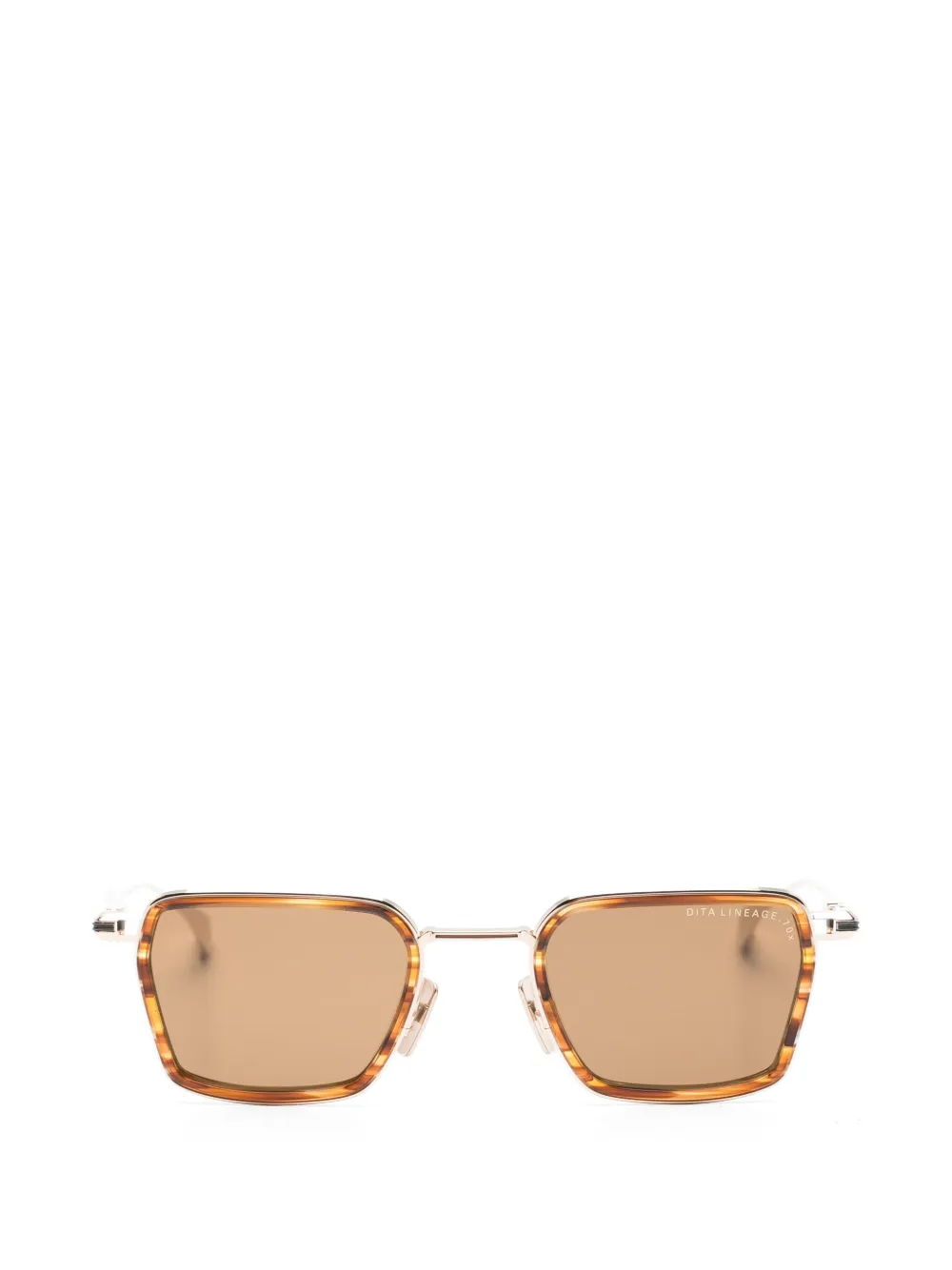 Dita Eyewear lunettes de soleil Lineage 70X à monture rectangulaire - Marron Dita Eyewear lunettes de soleil Lineage 70X à monture rectangulaire - Marron