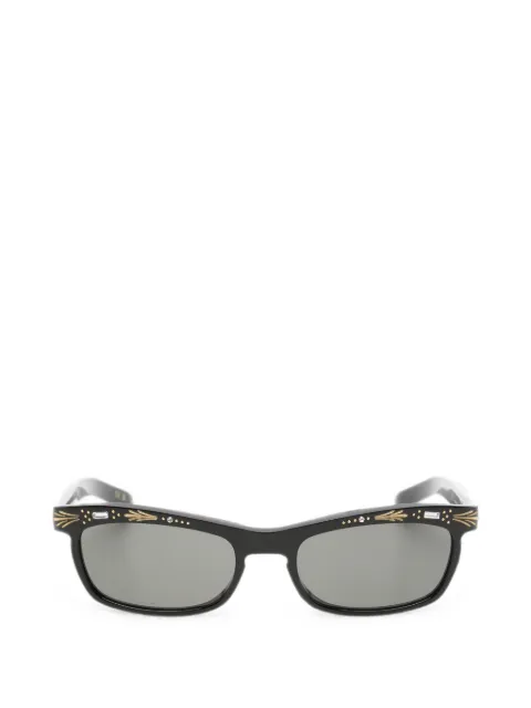 VALENTINO GARAVANI EYEWEAR lunettes de soleil à monture rectangulaire ornées de cristaux VLogo