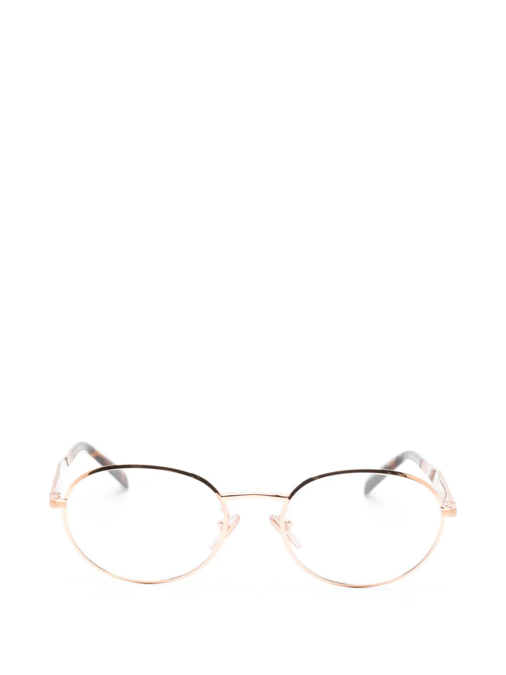 Prada Eyewear очки в овальной оправе | розовый | Image 1