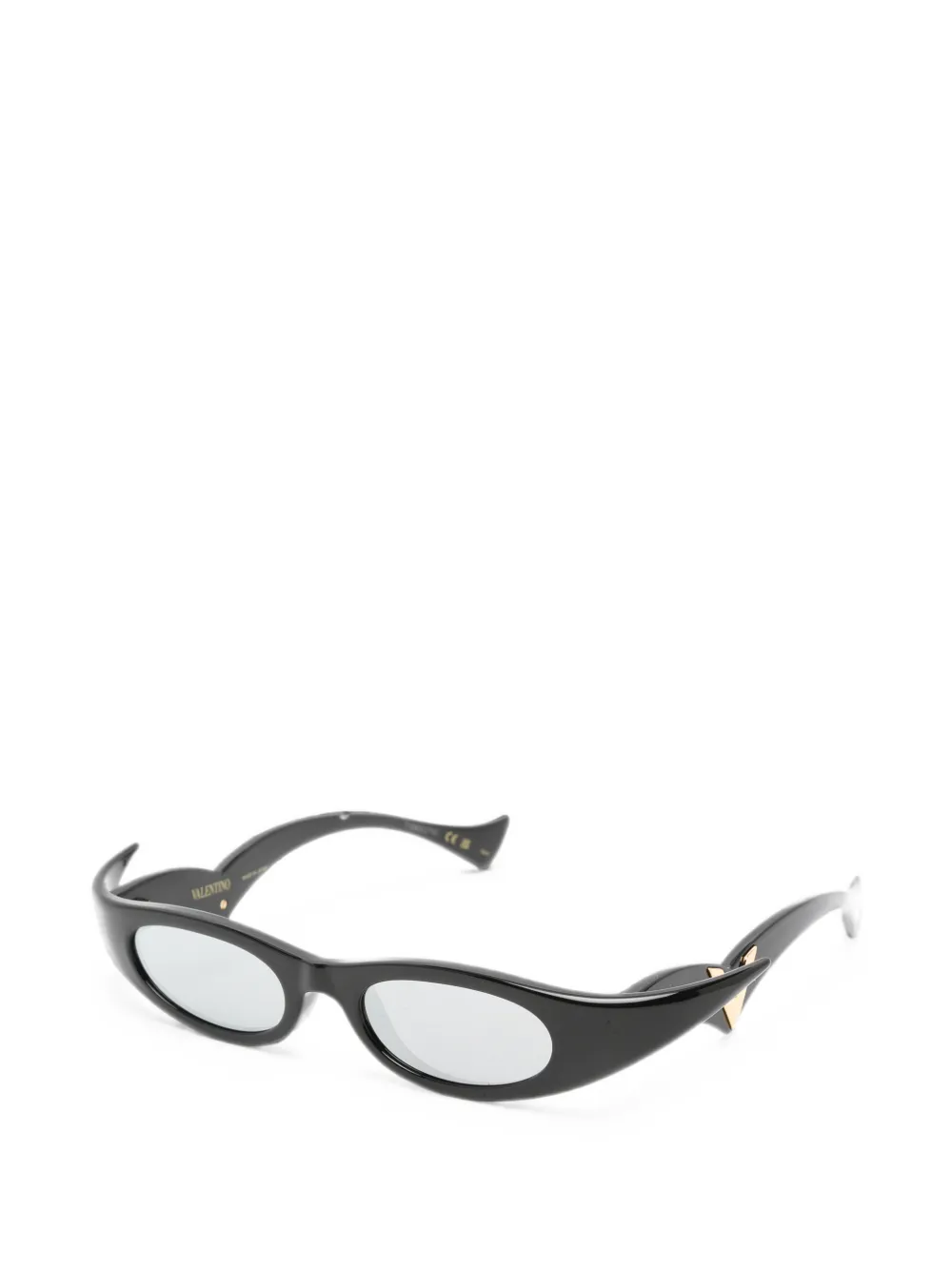 VALENTINO GARAVANI EYEWEAR VLogo zonnebril met cat-eye montuur Zwart