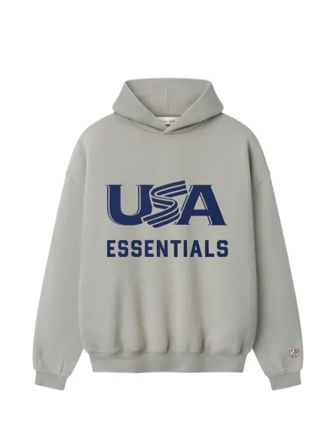 FEAR OF GOD ESSENTIALS logo-print hoodie