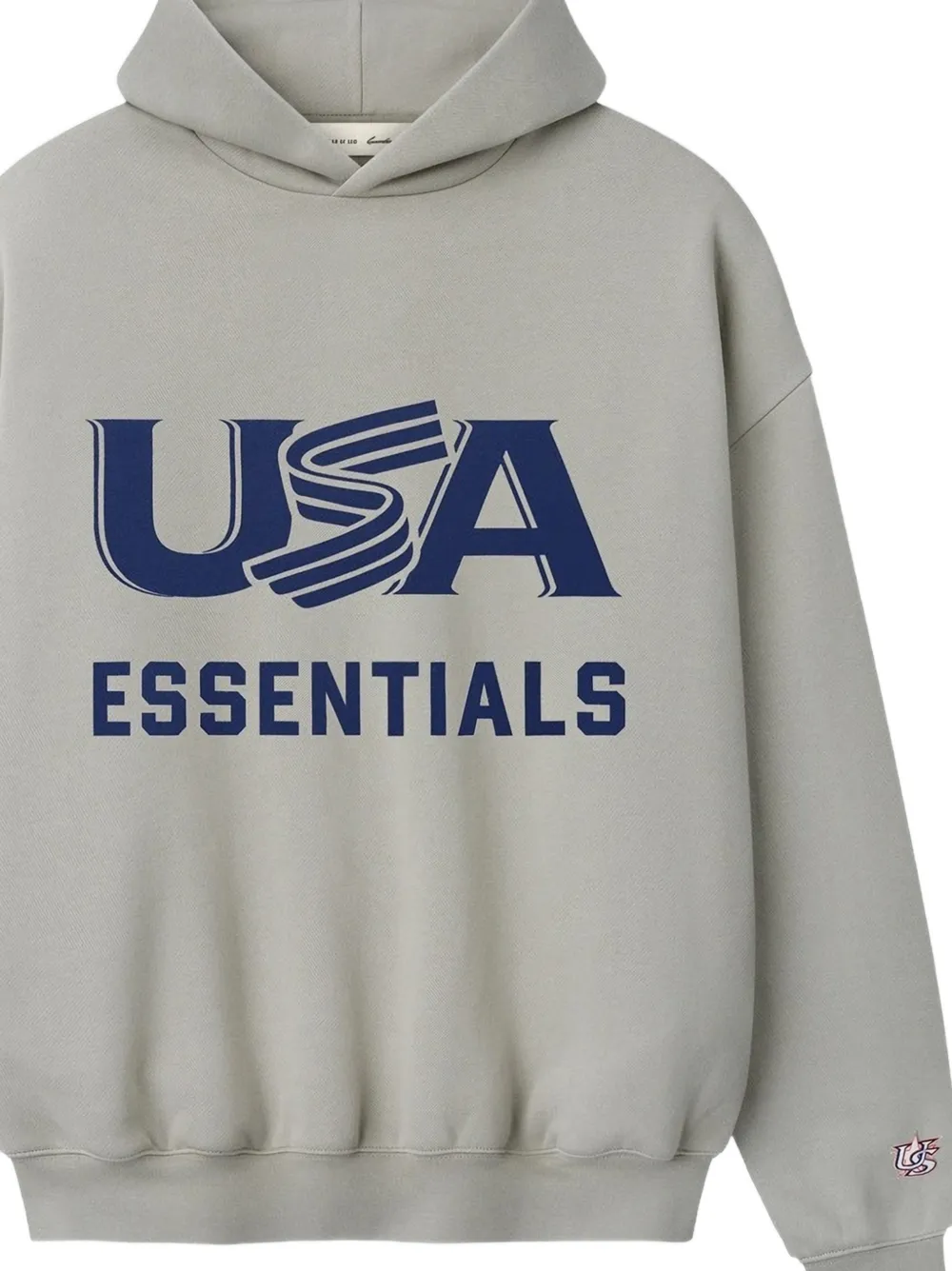FEAR OF GOD ESSENTIALS Hoodie met logoprint Grijs