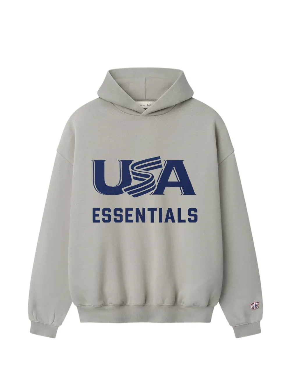 FEAR OF GOD ESSENTIALS Hoodie met logoprint Grijs