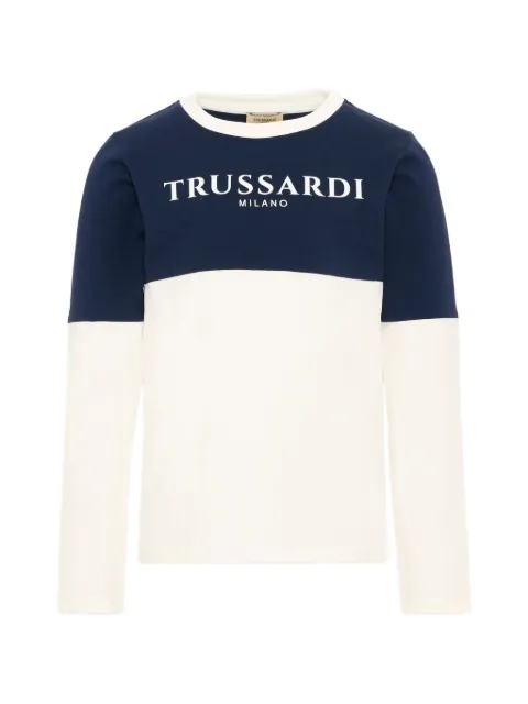 TRUSSARDI JUNIOR logo-print T-shirt