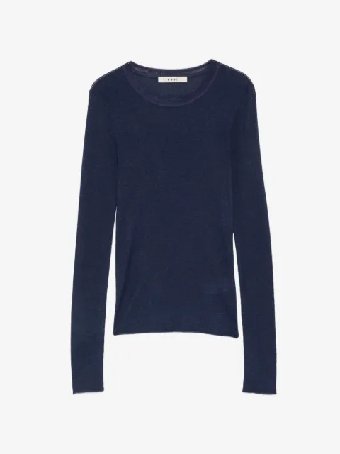6397 ribbed-knit long-sleeve top