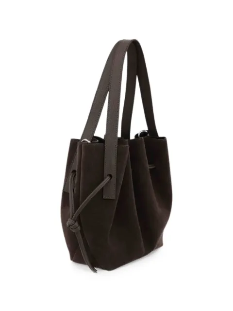 Yuzefi Mini Scallop suede tote bag
