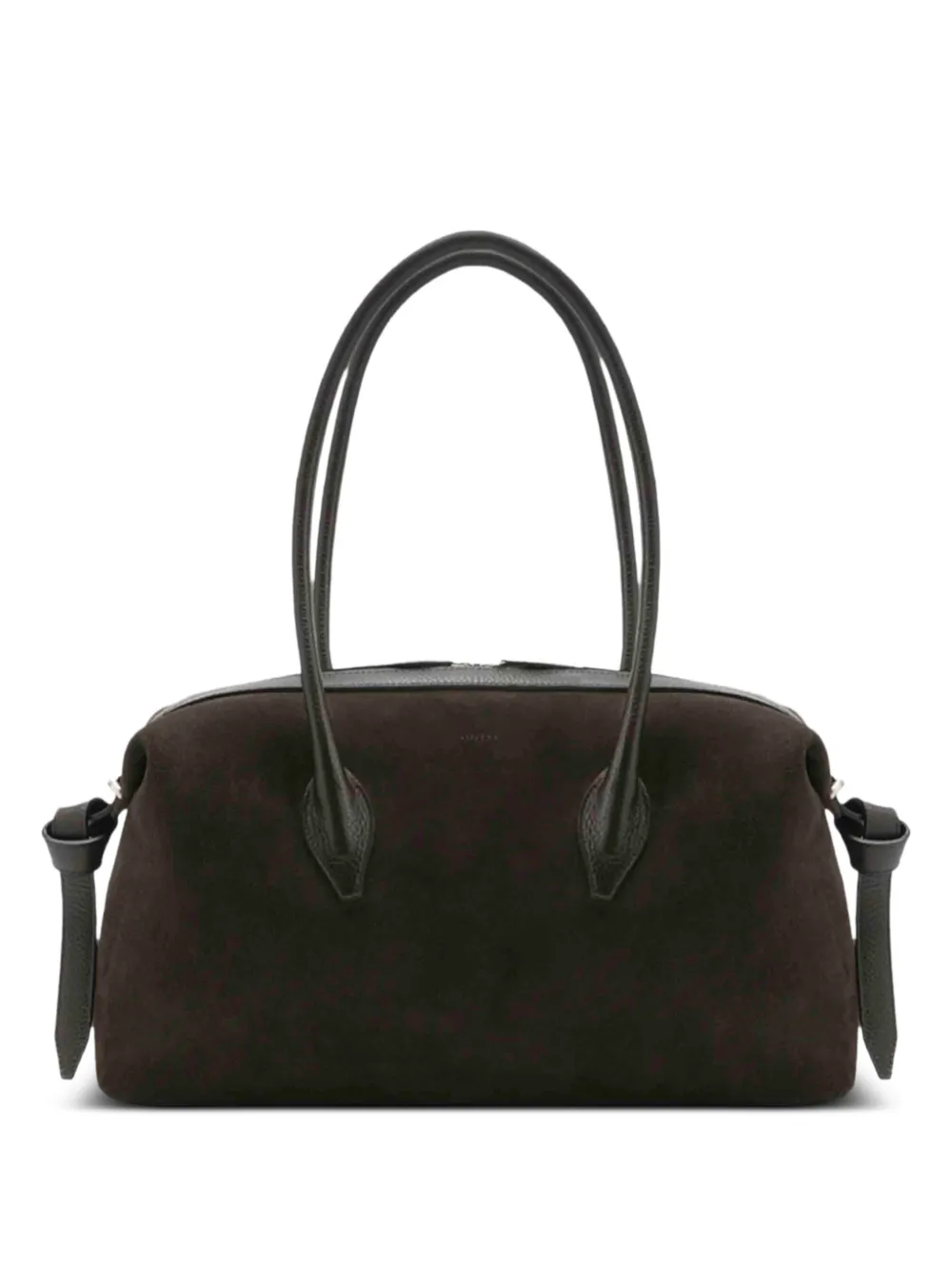 Yuzefi Brioche suede tote bag - Marrone