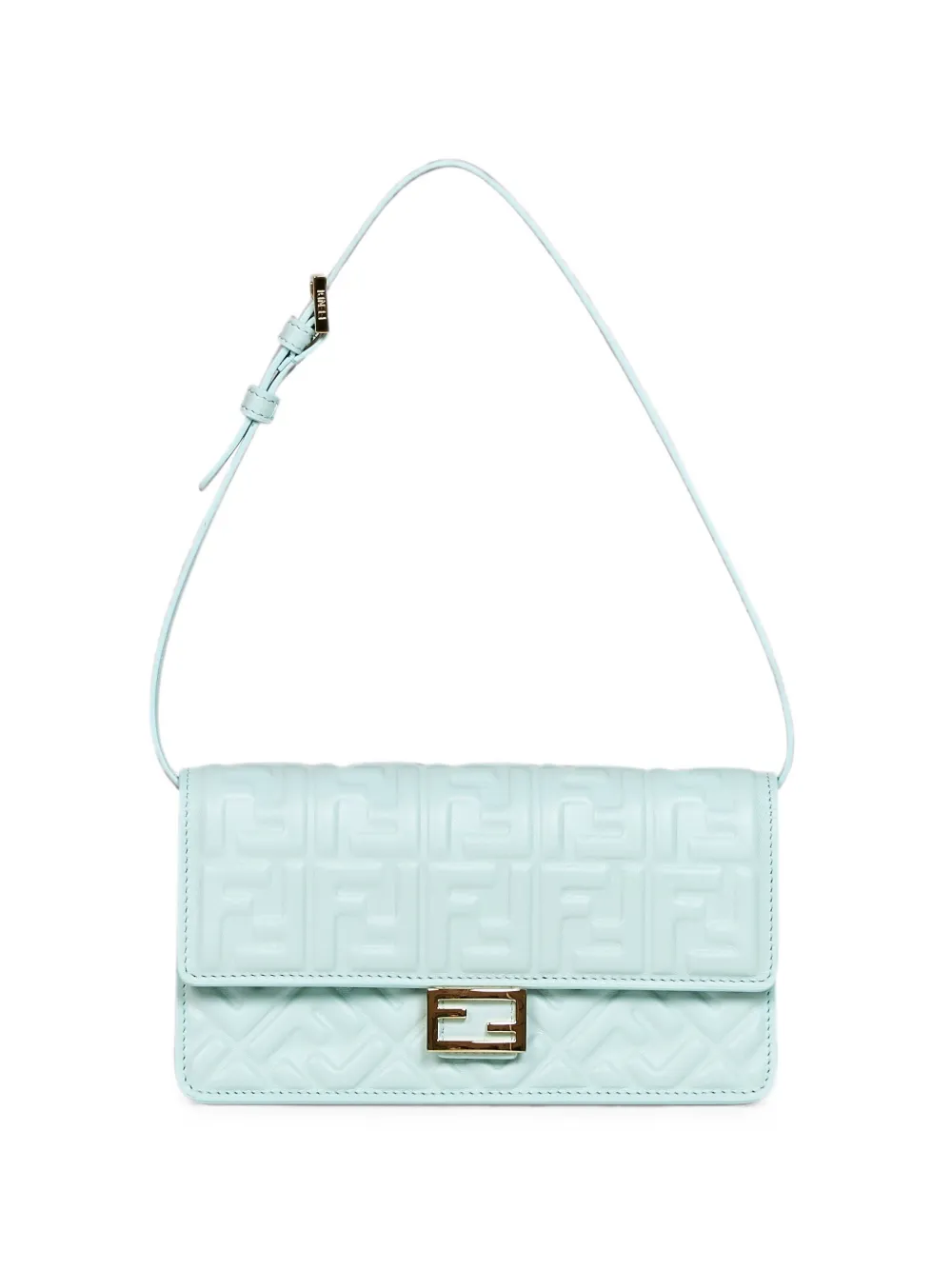 FENDI Baguette chain wallet - Blu