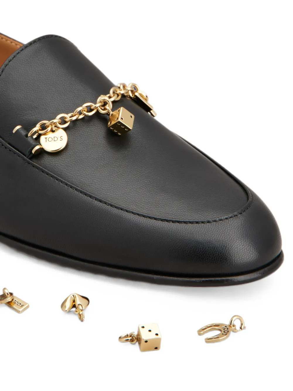 Tod's Loafers van nappa leer Zwart