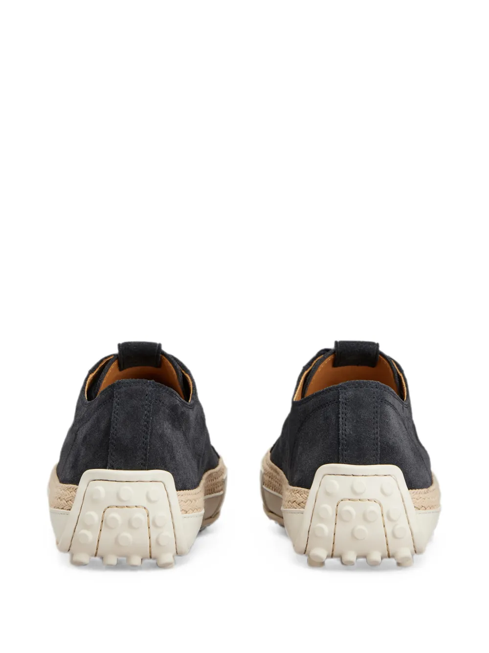 Tod's suede espadrille sneakers Blauw