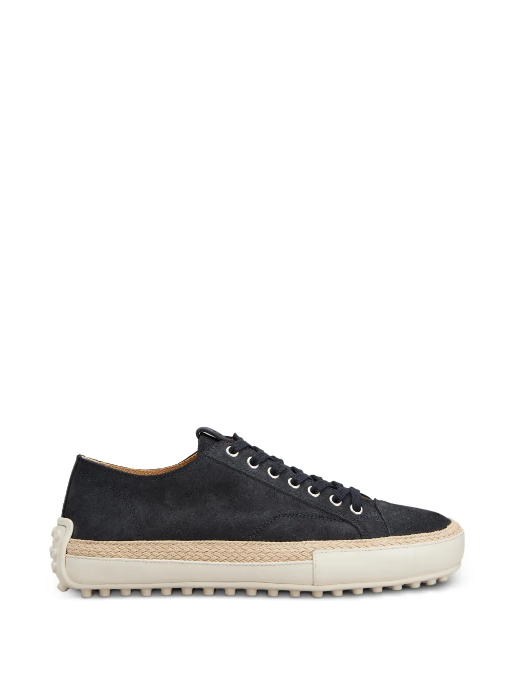 Tod's suede espadrille sneakers Blauw