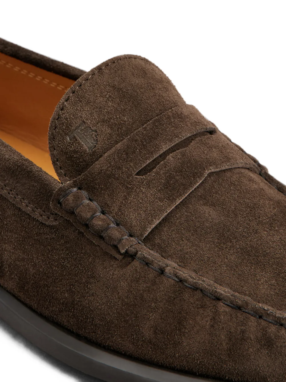 Tod's loafers in suede Bruin