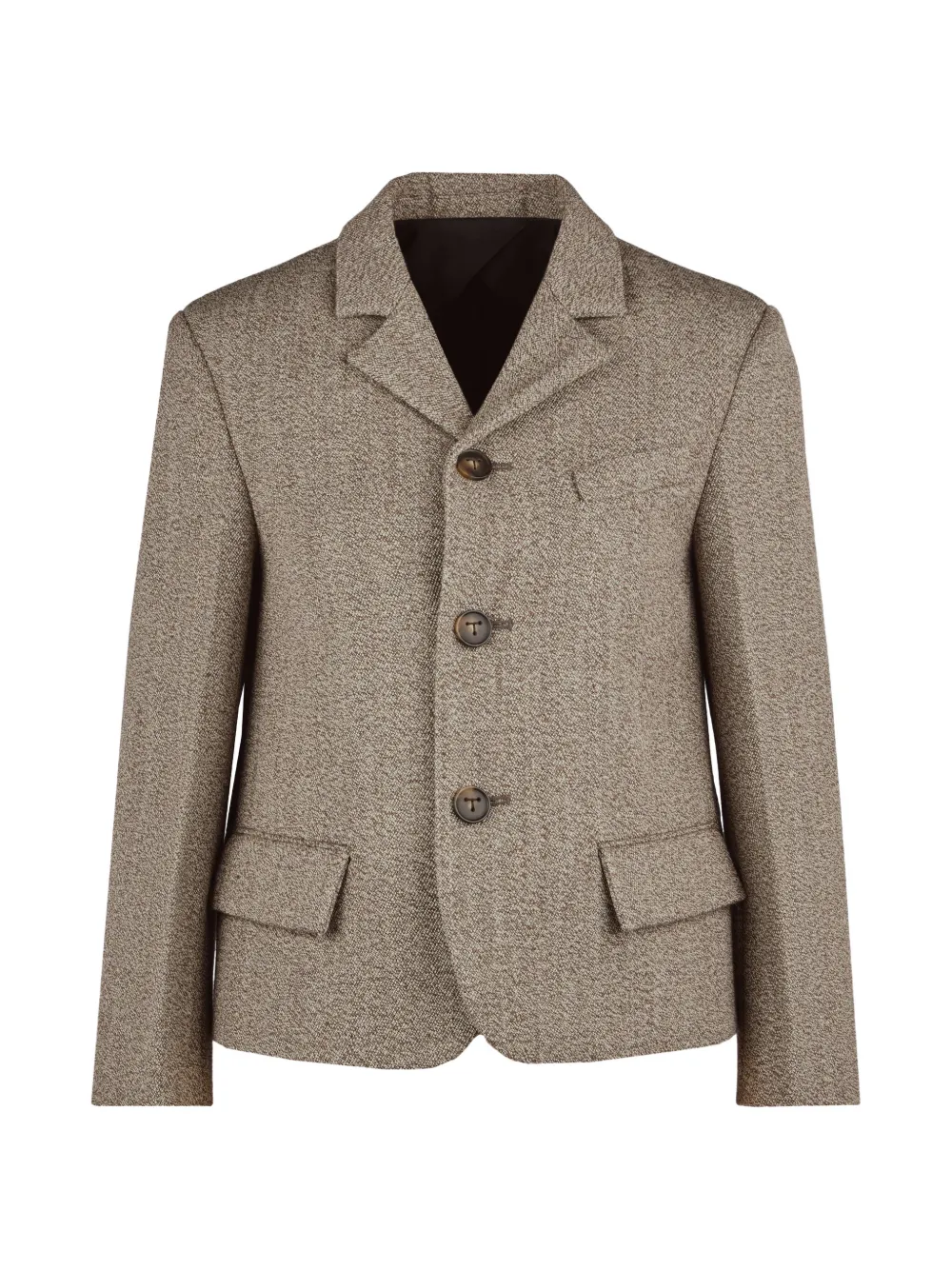 Tod's single-breasted flap-pocket blazer - Brown