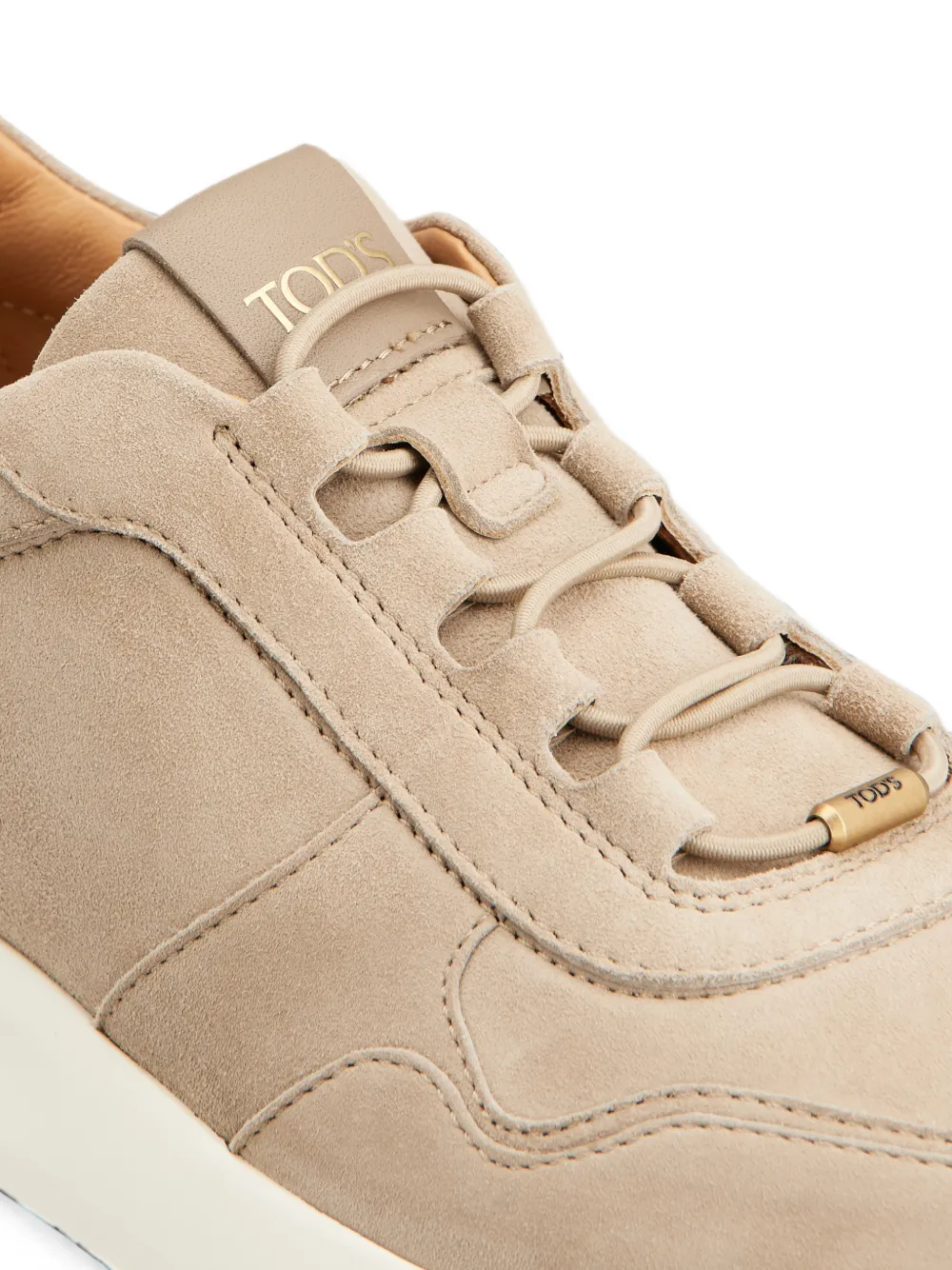 Tod's Red Dot suède sneakers Beige