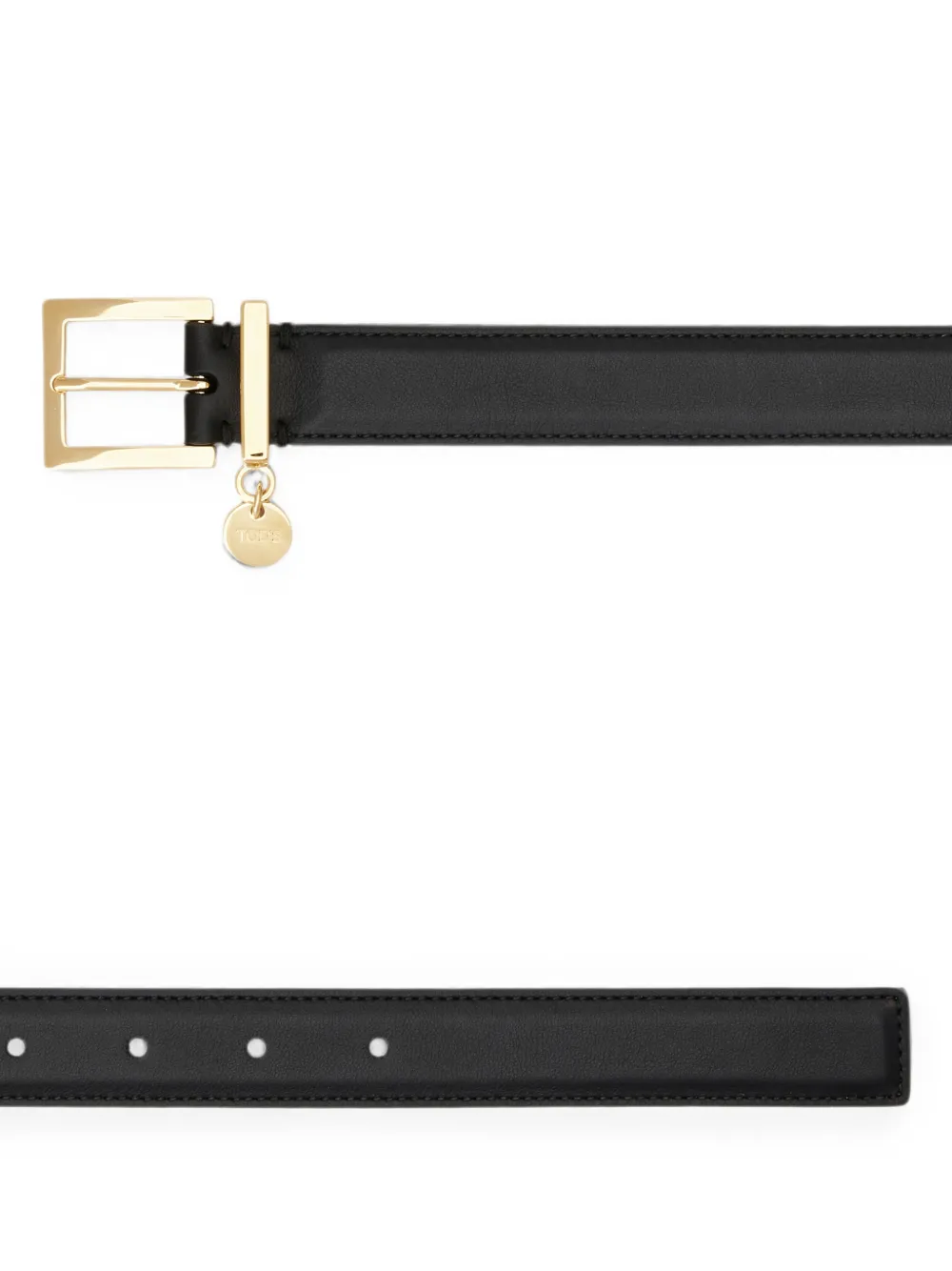 Tod's Logo-charm Belt in Black, view 2