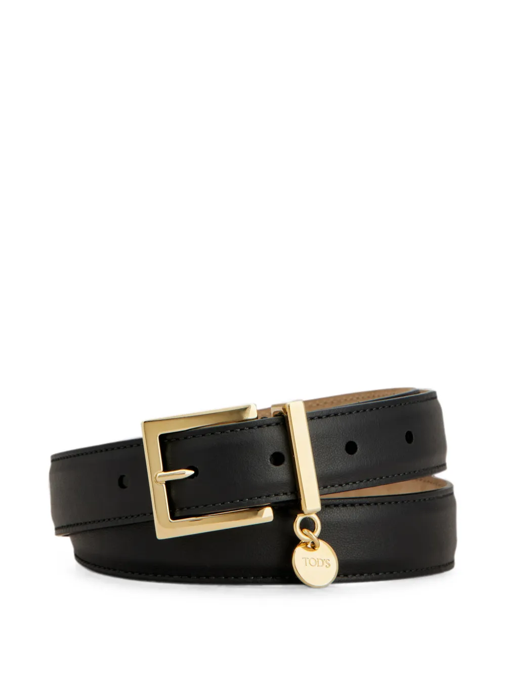 Tod's Cintura con ciondolo logo - Nero