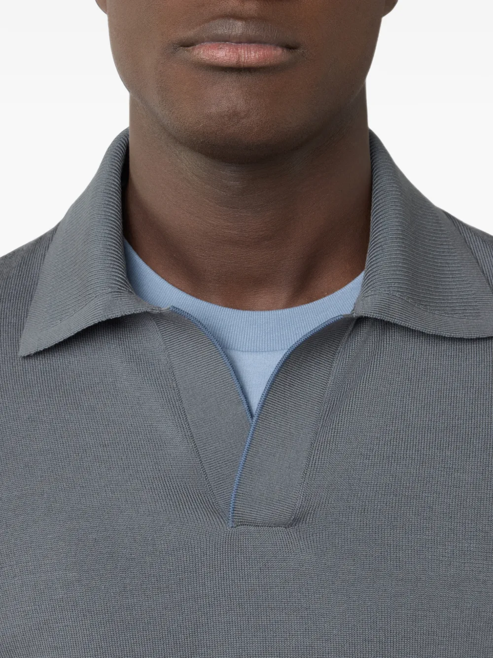 Tod's Poloshirt van merinowol Grijs