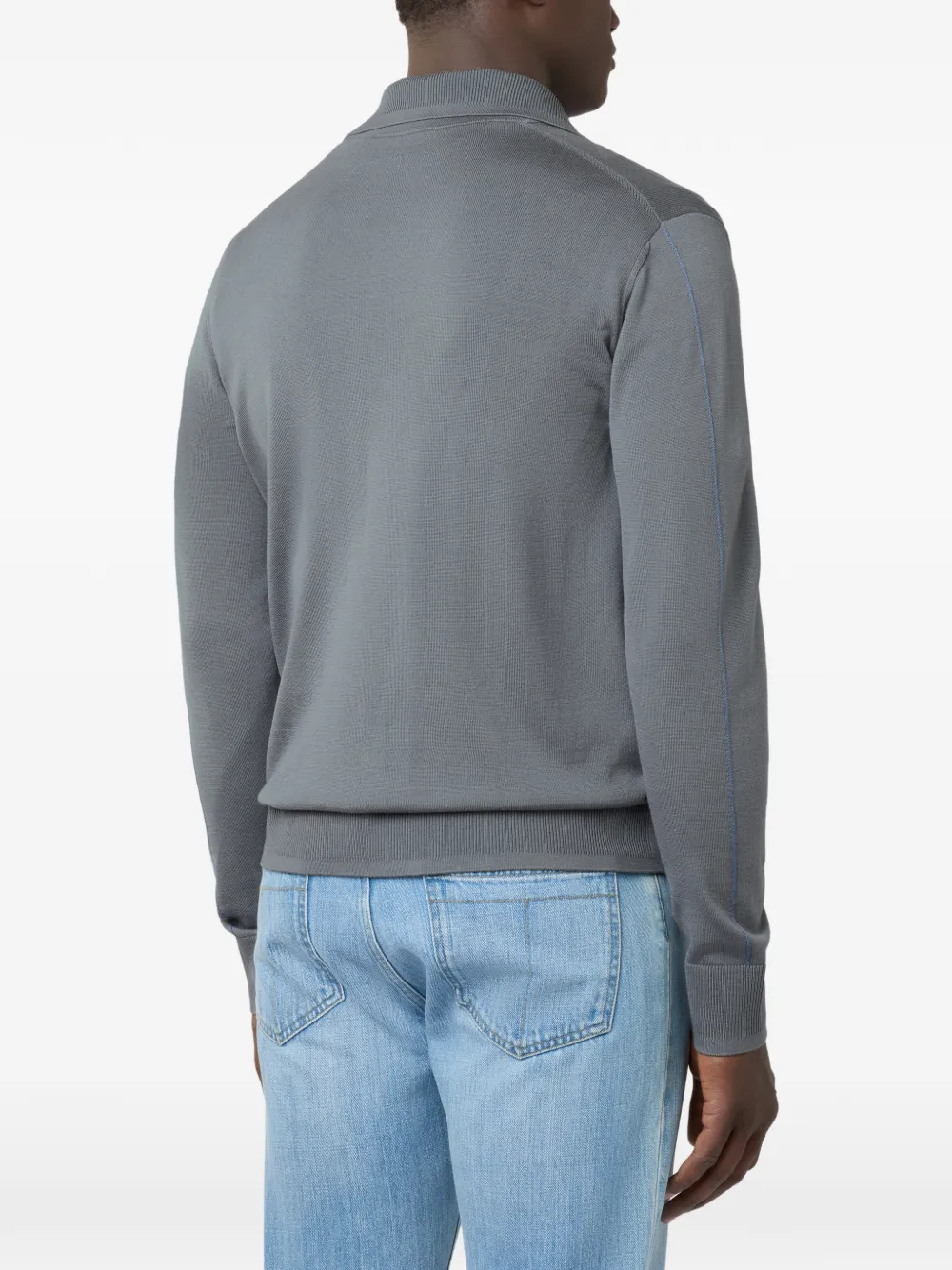 Tod's Poloshirt van merinowol Grijs