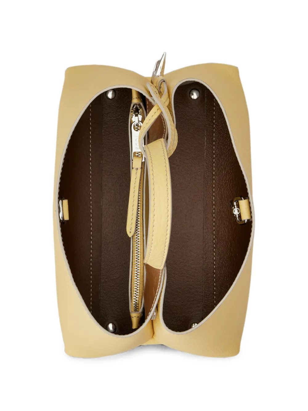 Tod's Leren mini-tas Geel