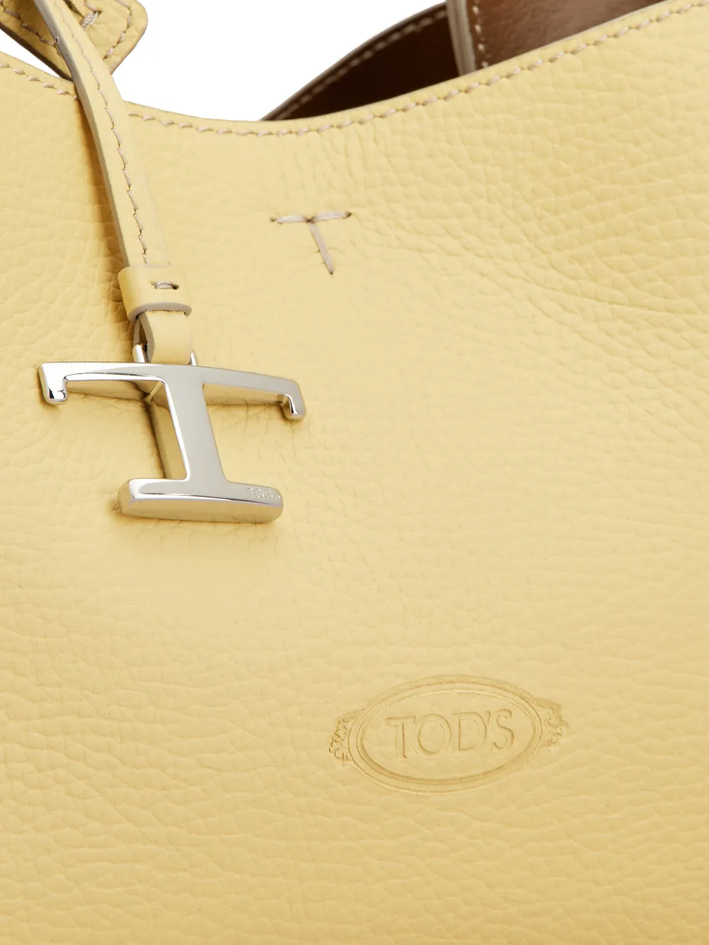Tod's Leren mini-tas Geel